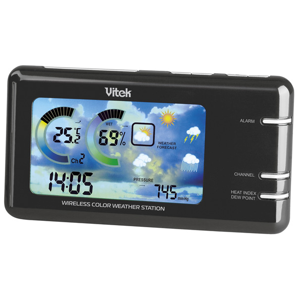 Часы/Метеостанция Vitek VT 6401 / Белый / Моно photo 1 Часы/Метеостанция Vitek VT 6401 / Белый / Моно photo 1