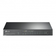 TP-LINK TL-SG1210P, 10-Port Desktop Gigabit PoE+ Switch, 8 PoE+ 10/100/1000Mbps LAN ports, 1 SFP port, 1 Gigabit LAN port, 802.3at/802.3af, PoE power budget: 63W thumbnav 1