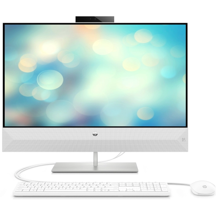All-in-One PC 23.8” HP Pavilion 24-ca0014ur / AMD Ryzen 7 / 16GB / 512GB SSD / White photo 1