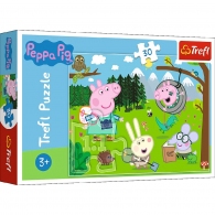 Trefl 18245 Puzzle 30 Forest Expedition Peppa Pig thumbnav 1