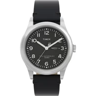 Waterbury Traditional Day Date 39mm Stainless Steel Bracelet Watch TW2W14700 