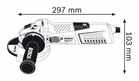 Polizor unghiular Bosch GWS 12-125 CIE, 0601794002 photo 2