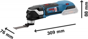 Многофункциональный инструмент Bosch GOP 18V-28 Solo, 06018B6002 thumbnav 3