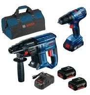 Set Bosch GBH 180 Li + GSR180 Li 2x4.0Ah, 06019F8102 