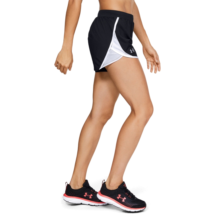 Sorti Under Armour UA FLY BY 2.0 SHORT / Femei / XL / Negru photo 4
