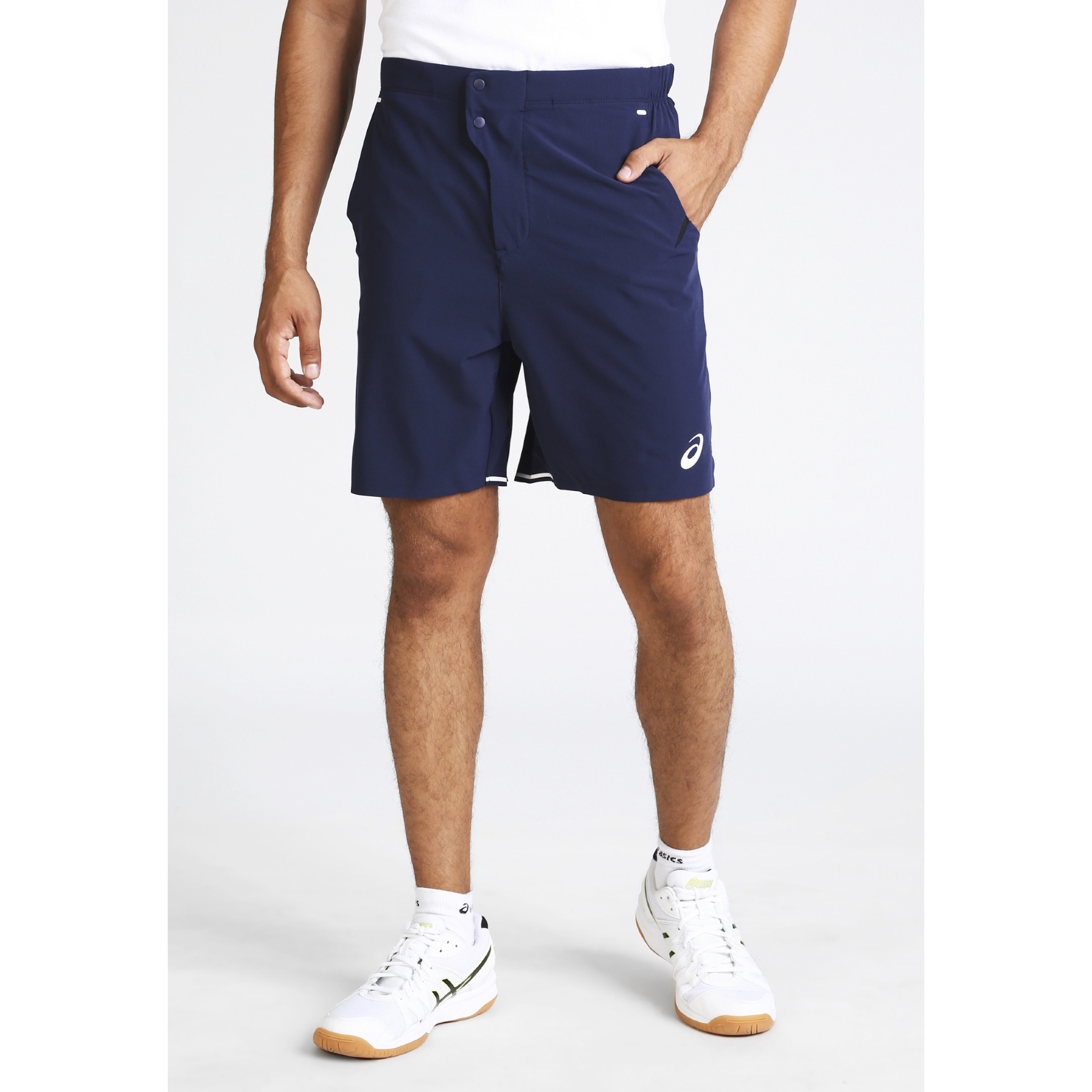 Sorti de bărbați Asics SHORT PEACOAT S Albastru photo 6