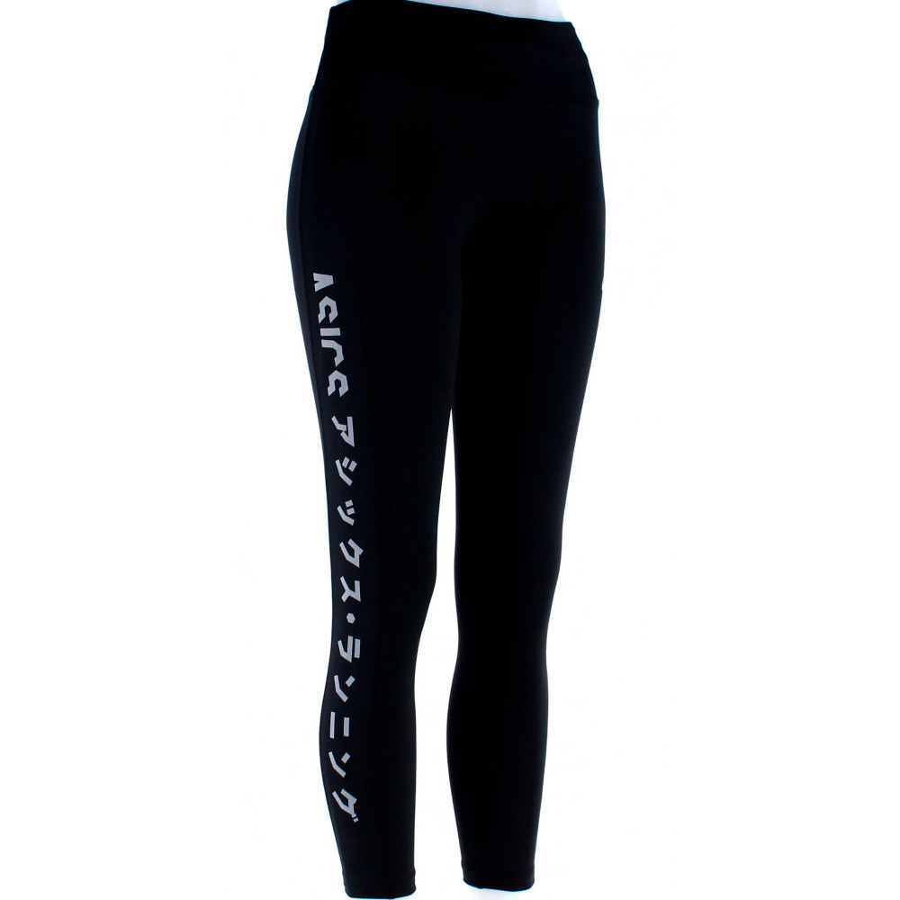 Легинсы Asics KATAKANA CROP TIGHT PRF  BLACK / Женский / L / Черный photo 1