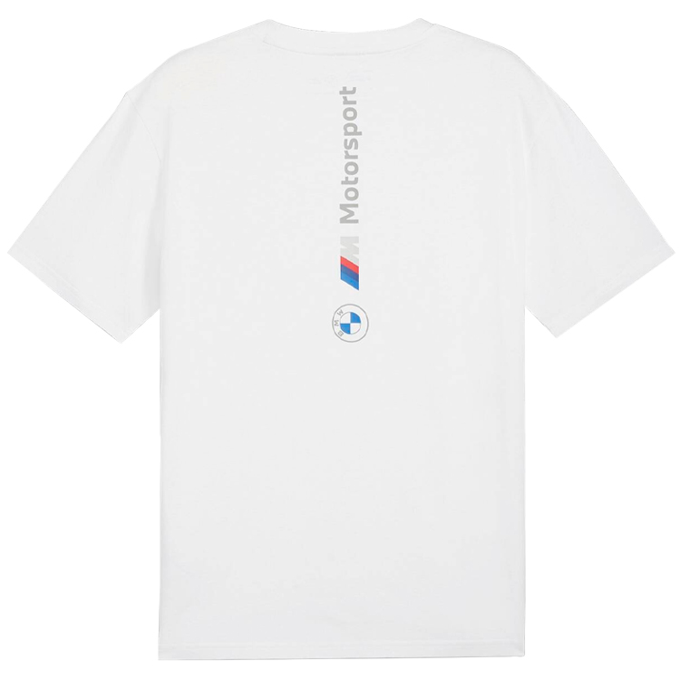 Tricou bărbătesc Puma BMW MMS ESS+ LOGO TEE M Alb photo 3