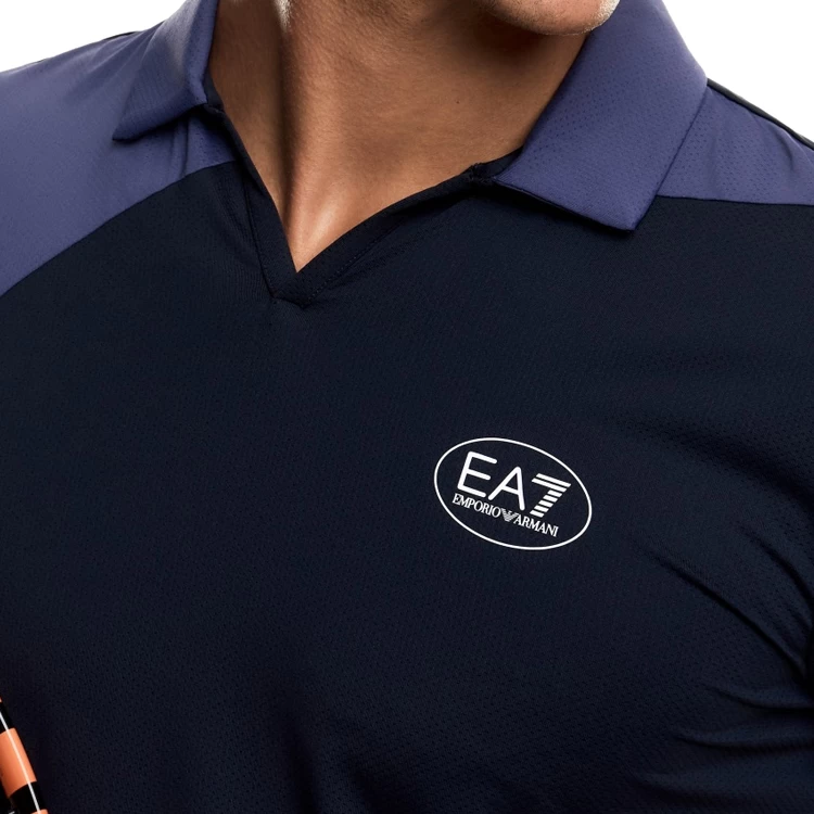 Мужские Поло EA7 EMPORIO ARMANI TENNIS PRO M POLO PA ST COLORB XS Синий photo 4