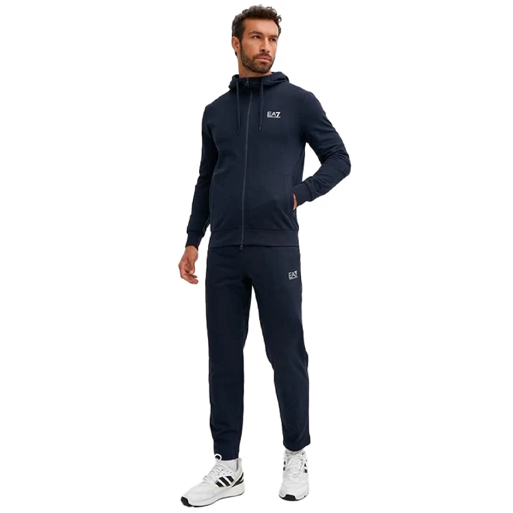 Костюм мужской EA7 EMPORIO ARMANI TRAIN CORE ID M T-SUIT HOODIE M Синий photo 3