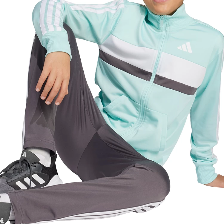 Спортивный костюм Adidas J 3S TIBERIO TS / Женский / 128 / Бирюзовый photo 5