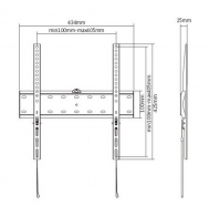 Кронштейн ТВ Gembird WM55F02 thumbnav 2