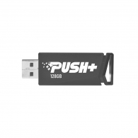 128GB USB3.2  Patriot PUSH+ Black, Capless design, Light weight of 10g (Read 45 MByte/s, Write 18 MByte/s) thumbnav 1