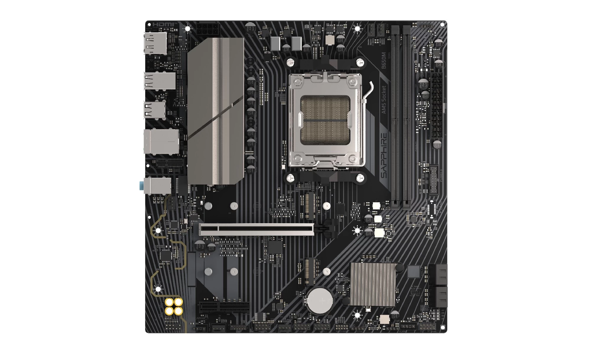 Placa de baza SAPPHIRE B650M-E/ AM5 / B650 / DDR5 / mATX photo 2