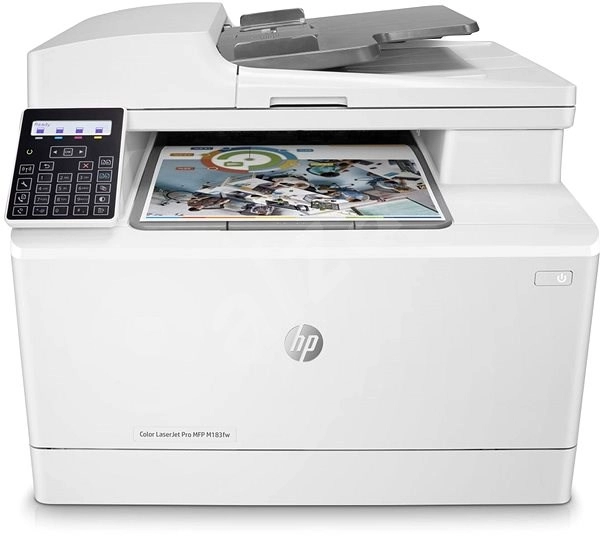 MFD HP Color LaserJet Pro M283fdn, White, A4, Fax, Up to 21ppm, Duplex, 256MB RAM, 600x600 dpi, Up to 40000 p., 50-sheet  ADF, 6.85cm touch, PCL 5c/6, Postscript 3, USB 2.0, Gigabit Ethernet, ePrint, AirPrint (HP 207A/X  B/C/Y/M) photo 1