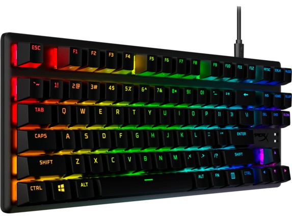 Tastatura HYPERX Alloy Origins Core PBT, HyperX Aqua - Tactile key  switch, [639N9AA#ACB] photo 2