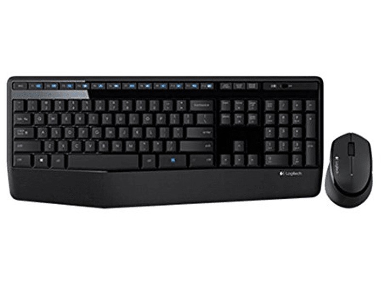 Tastatura cu Mouse Wireless Logitech Combo MK345 / USB / Black photo 1