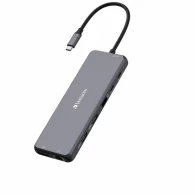 Многопортовый Адаптер Verbatim CMH-13/ USB-С/ 3xUSB-A 3.2/ 1xUSB-A 3.2(Gen2)/ 2xUSB-A/ 2xUSB-C/ 2xHDMI/ 1xDP/ RJ45 thumbnav 4