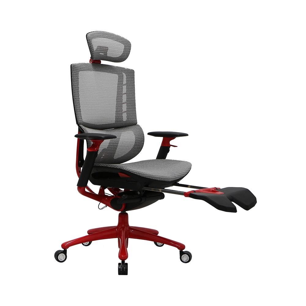 Fotoliu Gaming 1STPLAYER ERGO PLAY/ 160kg/  3D armrest/ White&amp;Red photo 6