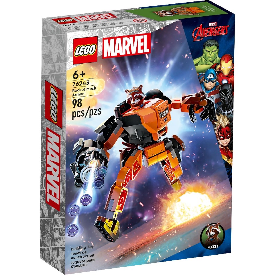 Lego Marvel 76243 Rocket Mech Armor photo 1