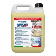Сильнодействующее моющее средство для профессиональных посудомоечных машин, BUBBLE WASH SUPER SANY 5л 