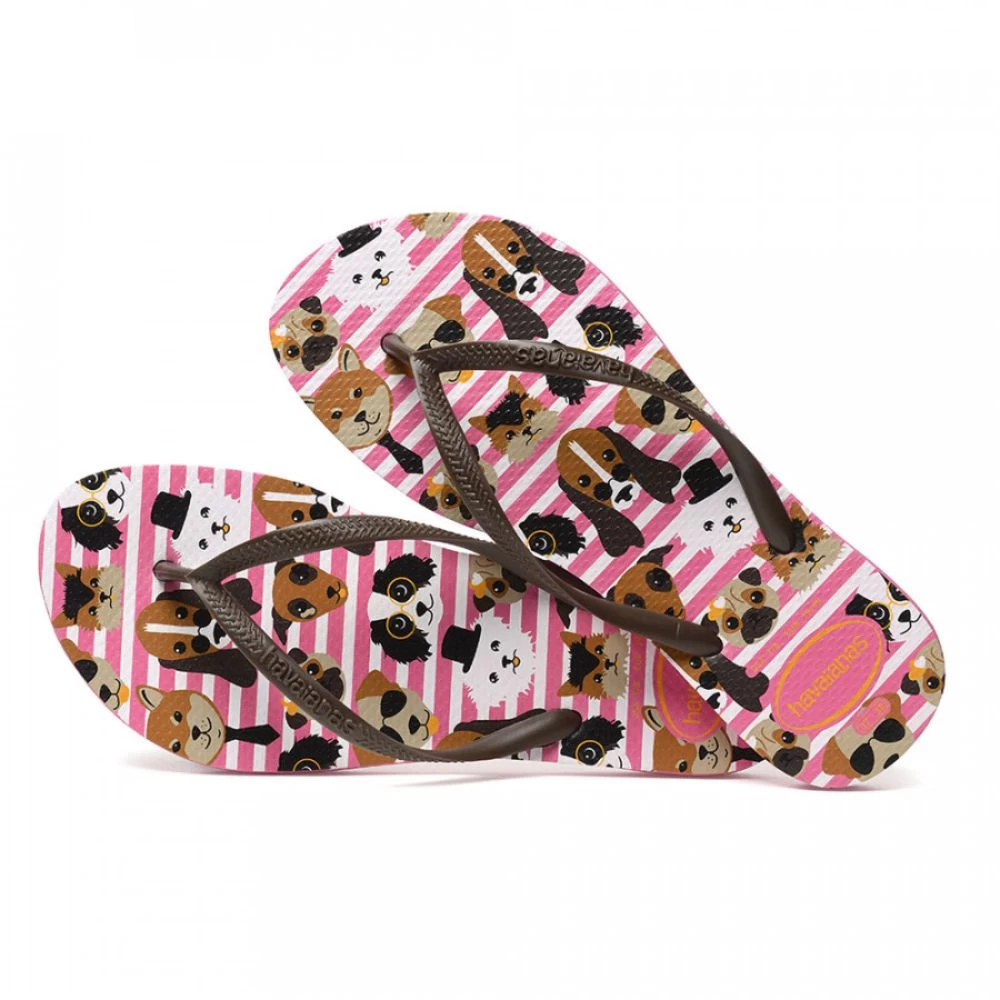 Шлепанцы Havaianas SLIM PETS / Унисекс / 33/34 / Розовый photo 4