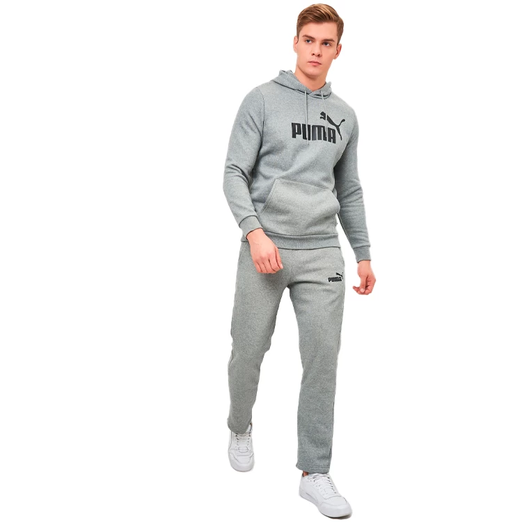 Брюки Puma ESS Logo Pants FL S Серый Мужской photo 5