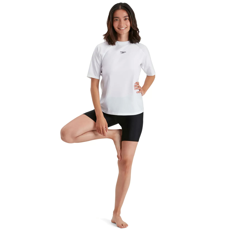 Tricou Speedo SS TEE SUNT AF WHITE                     / Femei / XS / Alb photo 2