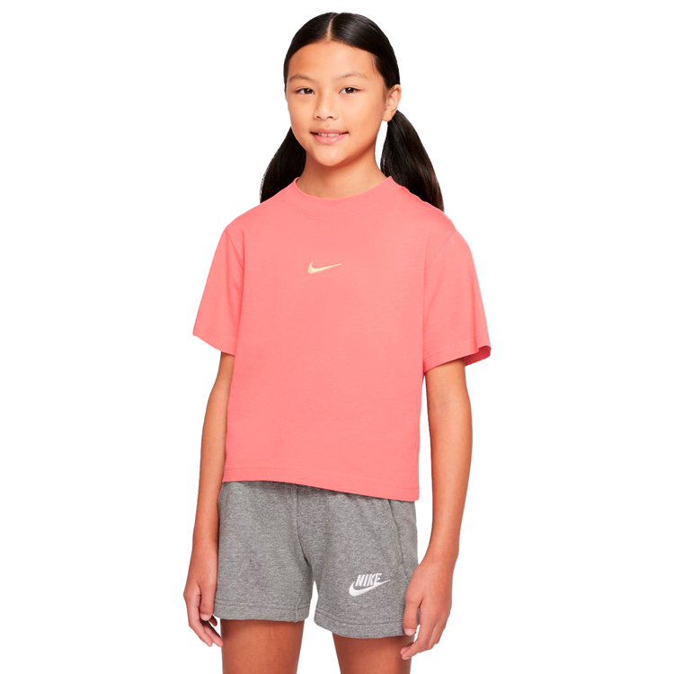 Tricou Nike G NSW TEE ESSNTL SS BOXY / Femei / S / Roz photo 2