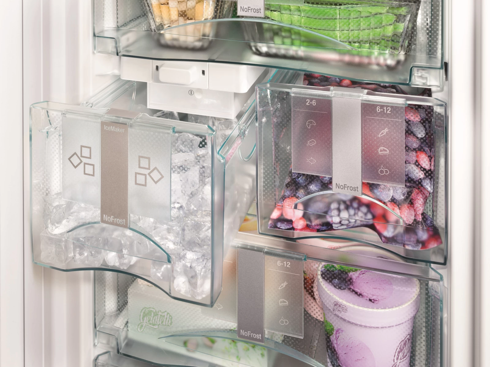 Frigider cu doua usi Liebherr SBS70I4 / 510 l / 178 cm / A++ / Alb photo 6