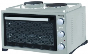 Электрическая печь Saturn STEC10703, 36 л, 1300 Вт, Серый 