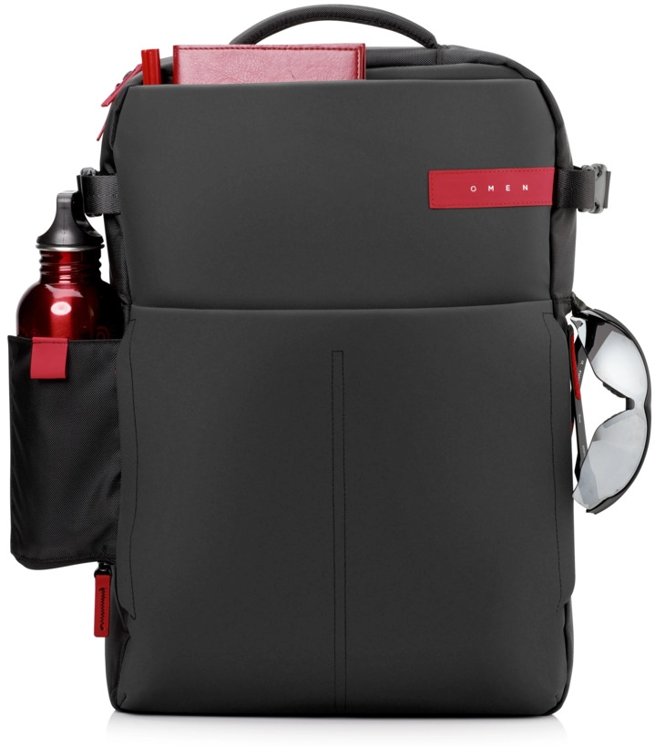17.3" NB Backpack - OMEN by HP 17.3 Gaming Backpack (Black), Water-Resistant Fabric, Padded Laptop and Tablet Compartment, Labelled Accessory Pockets. photo 1