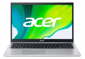 ACER Aspire A515-56G Pure Silver (NX.AT2EU.008) 15.6" IPS FHD (Intel Core i5-1135G7 4xCore 2.4-4.2GHz, 16Gb (2x8) DDR4 RAM, 512GB PCIe NVMe SSD+HDD Kit, GeForce MX450 2Gb GDDR6, WiFi6-AX/BT 5.1, Backlit, 3cell, HD webcam, RU/UA, No OS, 1.7kg) 