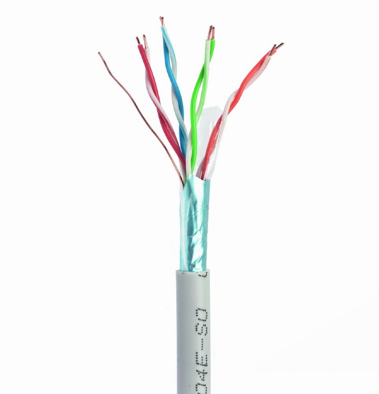 Cable FTP Gembird FPC-5004E-SO, CAT5e, AWG24 solid copper, 305m photo 1