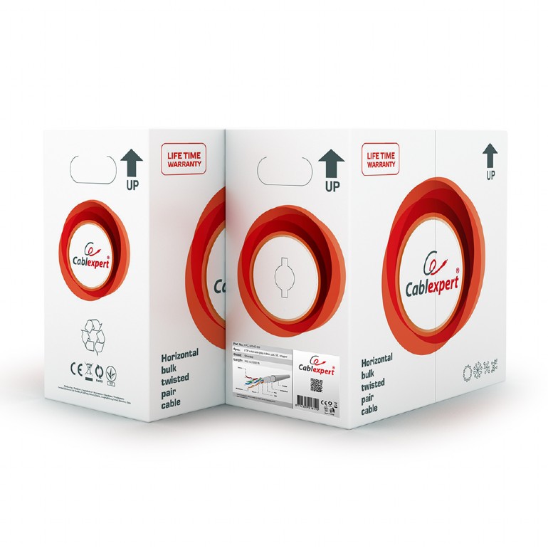 Cable FTP Gembird FPC-5004E-SO, CAT5e, AWG24 solid copper, 305m photo 2