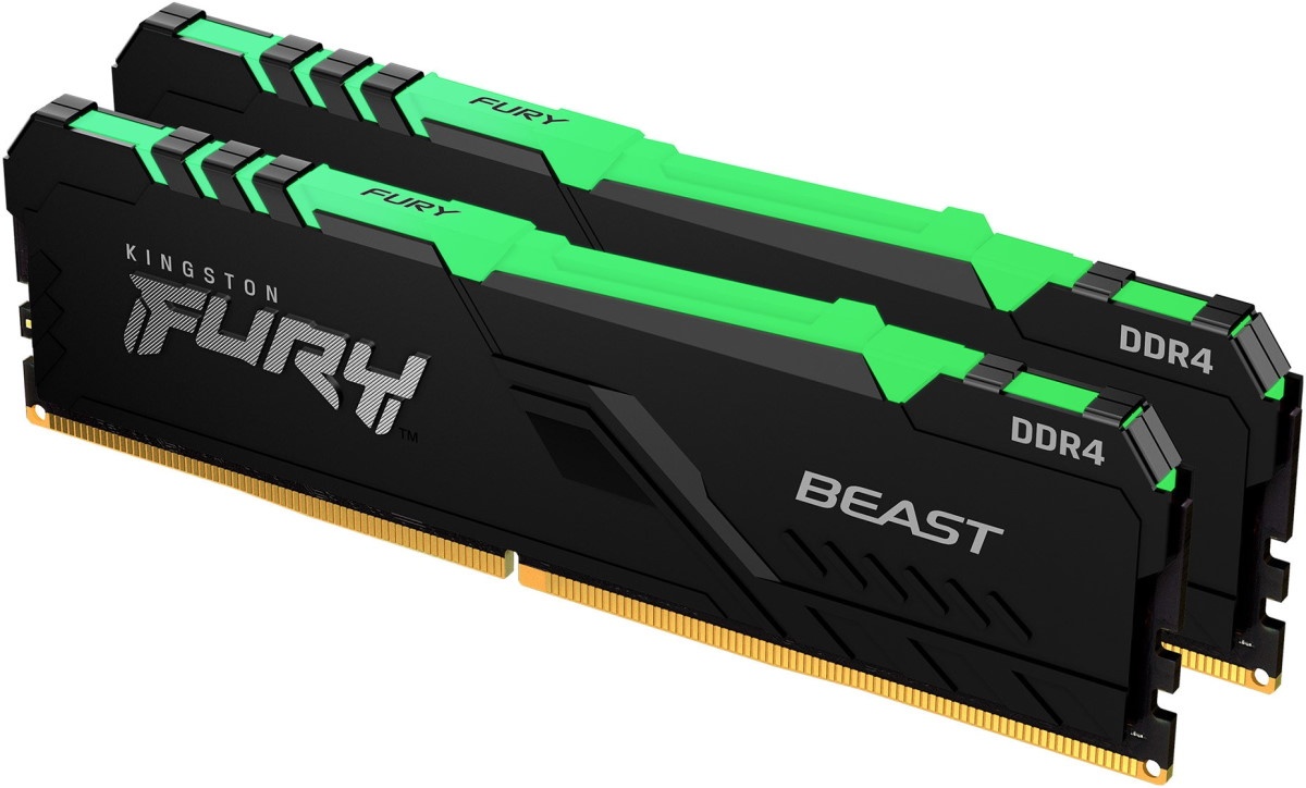 Оперативная память Kingston FURY Beast DDR4 RGB DDR4-3600 64GB (Kit of 2*32GB) photo 2