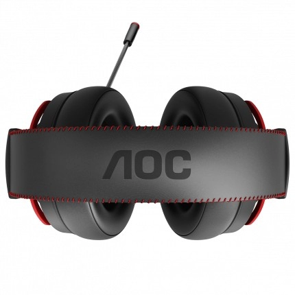 Casti Gaming AOC GH300, Black photo 3