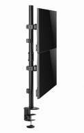 Suport vertical de birou reglabil pentru 2 display-uri, 17”-32” Gembird MA-D2-02 thumbnav 4