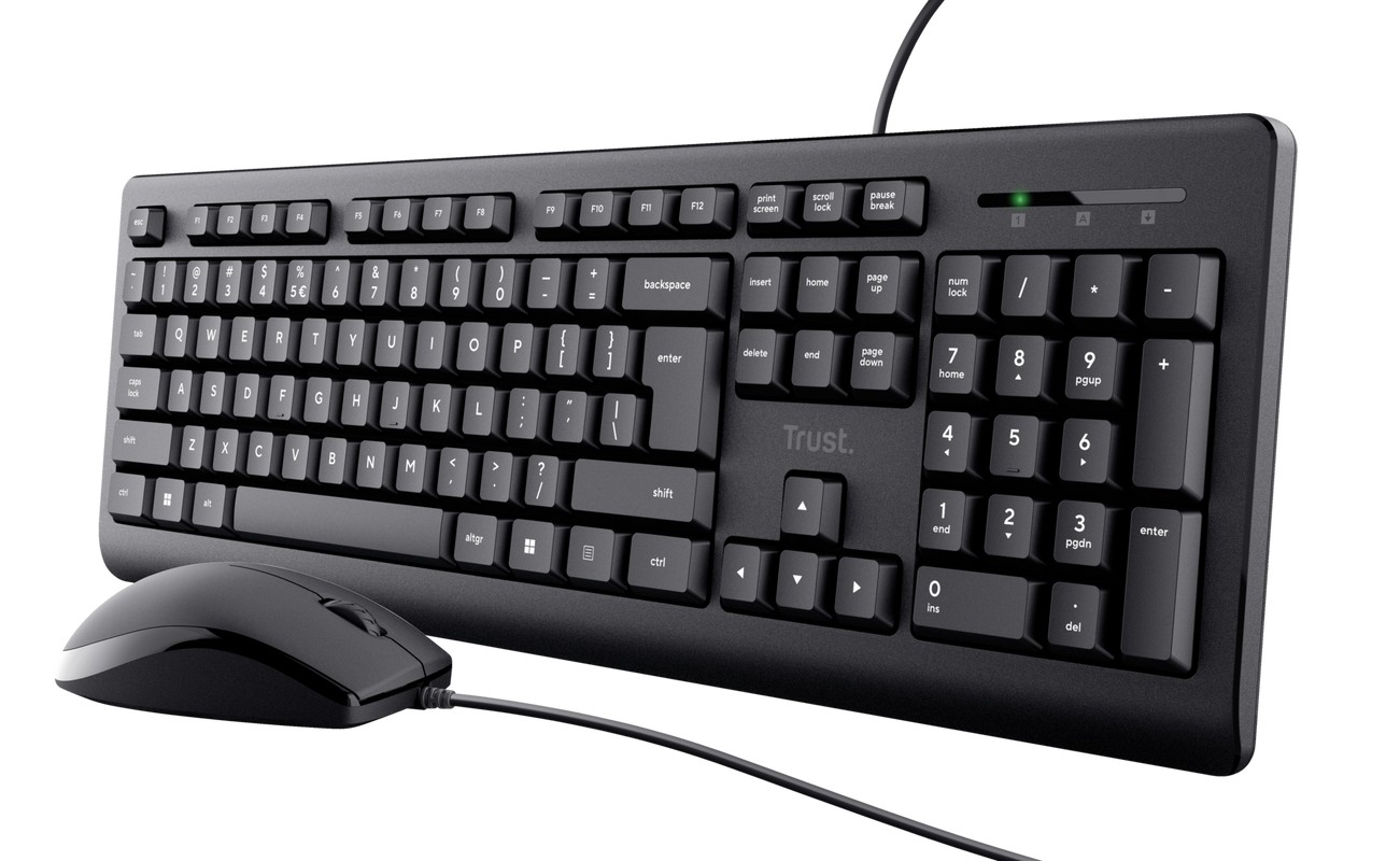 Клавиатура и мышка Trust Primo, USB, Black photo 2