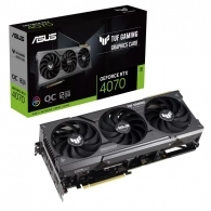 Placa video ASUS TUF Gaming GeForce RTX 4070 OC Edition/ 12GB / GDDR6X / 192bit 