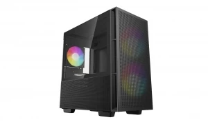 Carcasa DEEPCOOL CH360 / w/oPSU / Side-Window / Micro-ATX / Black 