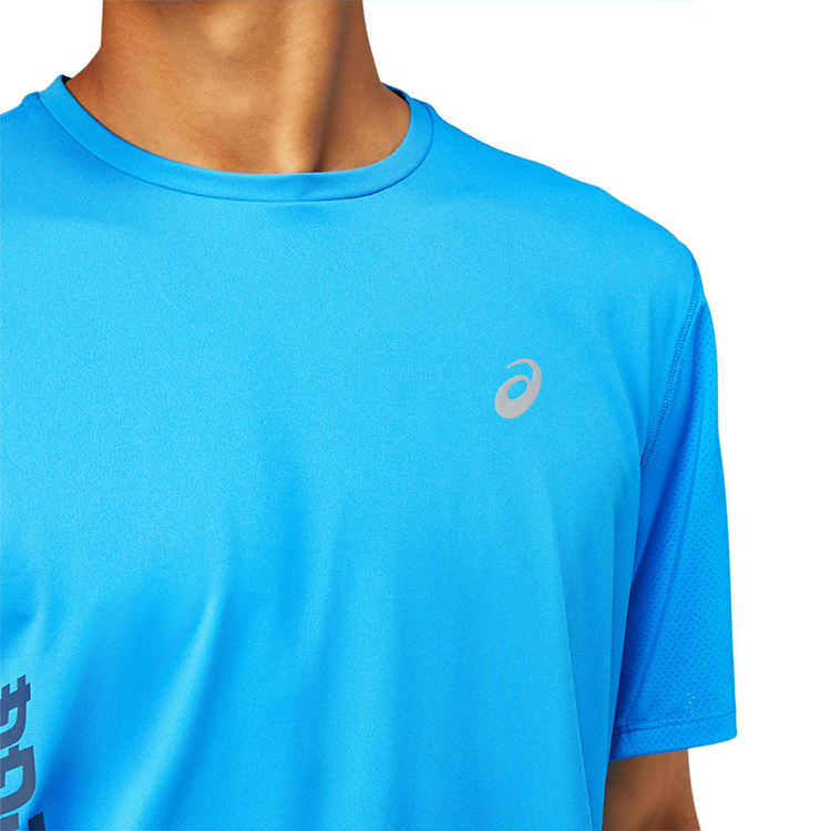 Tricou bărbătesc Asics SMSB RUN SS TOP 2XL Albastru photo 2