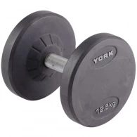 Гантель 12.5 кг YORK Pro-Style Rubber Dumbbell 