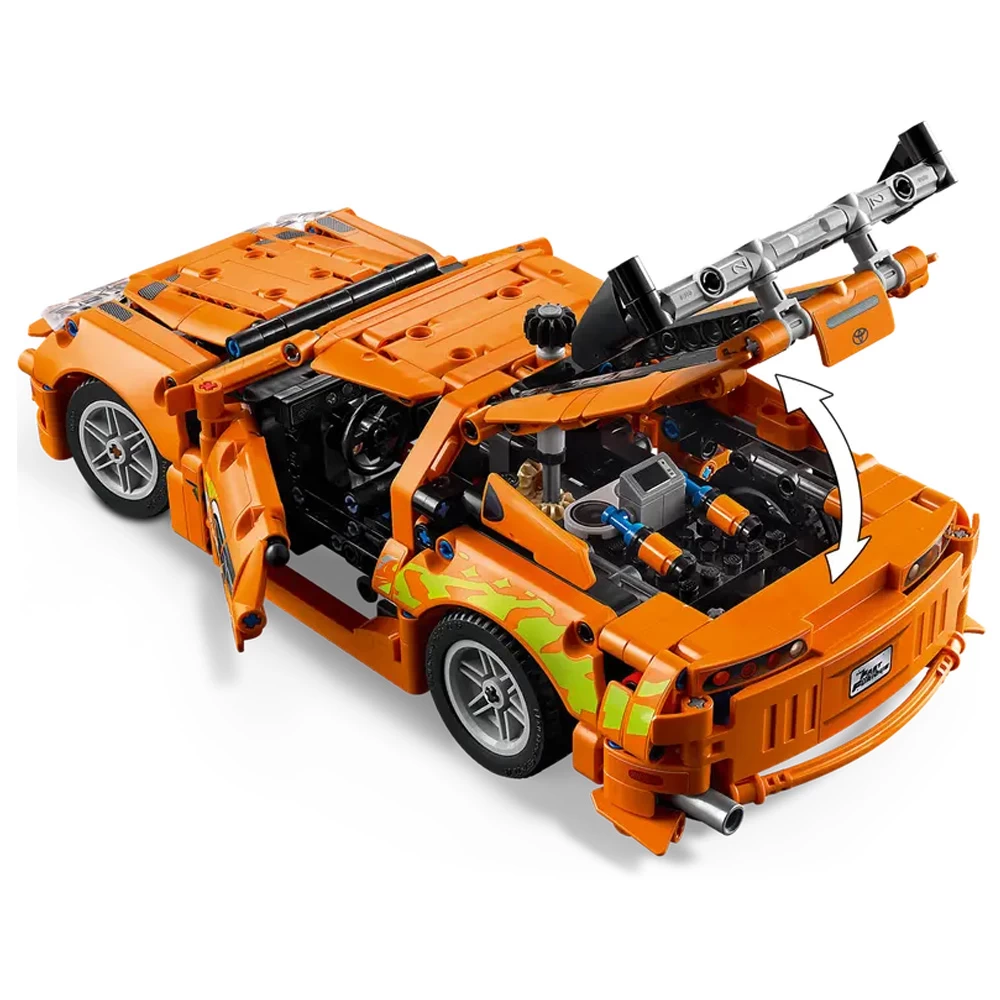 Constructor Lego Technic Fast and Furious Toyota Supra MK4 42204 de la 9+ ani photo 5