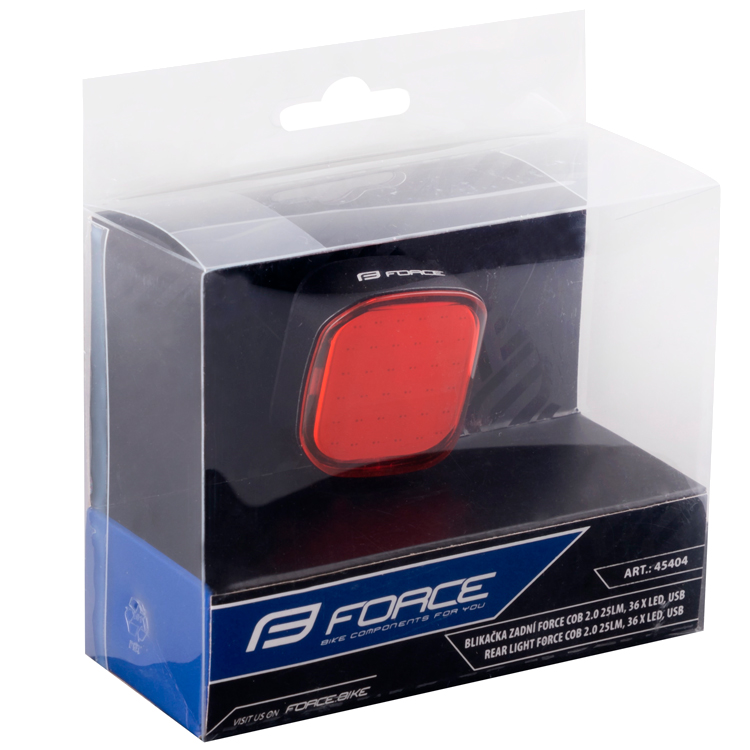 Фонарь задний Force COB 2.0 25 LM, 36 x LED, USB photo 3