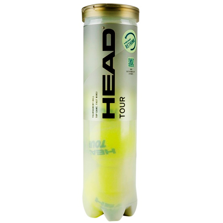 Set mingi p/u tenis 4 buc HEAD TOUR photo 