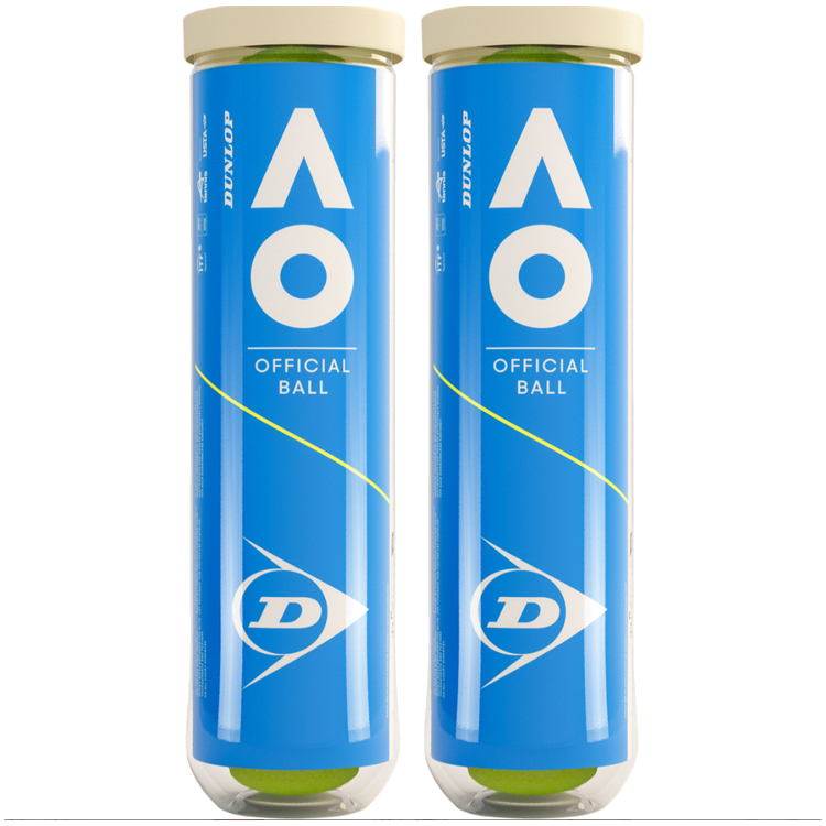 Set mingi pentru tenis 8 buc Dunlop Australian Open 2x4B PET carton photo 4