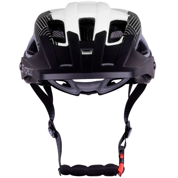Шлем велосипедный Force AVES MTB Черный/Белый 90299904 photo 4