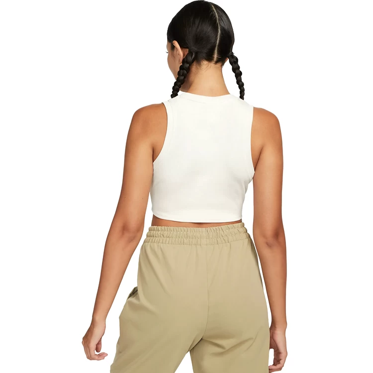 Майка Nike W NSW ESSNTL RIB CRP TANK XS Бежевый Женский photo 4