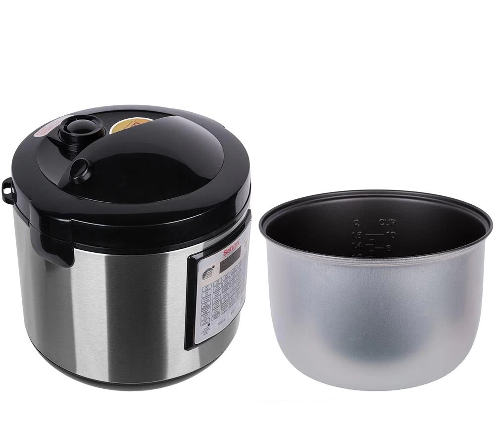 Мультиварка Saturn ST-MC9204 / 860 / 42авто-программ / Серебристый с чёрным photo 5